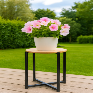 Masă rotundă elegantă, cu diametrul de 29 cm și înălțimea de 42 cm