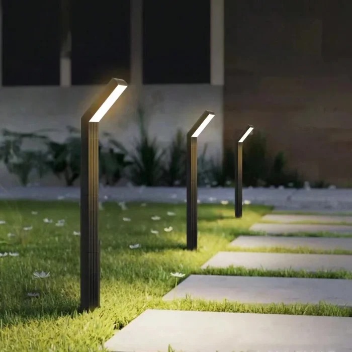 Lampă solară LED grădină, înălțime reglabilă până la 97 cm, design modular, protecție IP65, rezistentă la intemperii